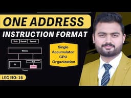 Single Accumulator CPU Organization | One Address Instruction Format
