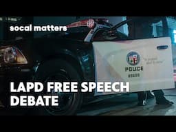 LAPD’s False Claim Warning Sparks Free Speech Debate | SoCal Matters | PBS SoCal