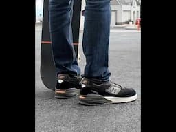 Freshies for a 40 year old with a titanium leg! #newbalance #skateboarding  #boss  #oldman