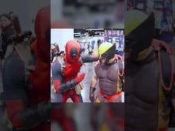 Deadpool asks Wolverine a question 🌭 #deadpool #wolverine #cosplay