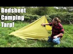 Bedsheet to Camping Tarp