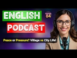 Village vs City Life: A Real Talk | English Podcast For Learning English | Learn English