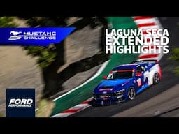 Mustang Challenge Laguna Seca Race 1 and 2 Highlights | Ford Performance