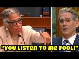 All Hell Breaks Loose as UNHINGED Democratic Congresswoman Yells 'Hostile Witness' at Scott Bessent