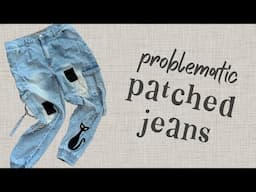 Embellished Cat Patch Jeans - with Mighty hoops - for Me-Made May