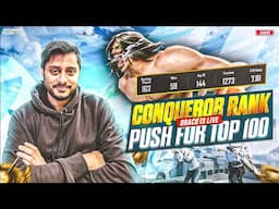 RANK PUSH TO CONQUROR |NEW UPDATE 3.8   | BGMI LIVE WITH DRACOGAMES