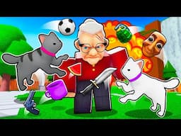 Cats vs Grandma!