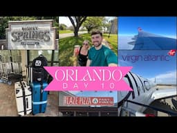 ORLANDO FLORIDA TRAVEL HOME DAY VLOG | Disney Springs & Trip announcement | Orlando Day 10