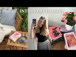 life of an introvert 💌 book haul, homebody spring days, new 5 star read & making a fairy garden!
