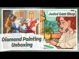 Unboxing: "Dragon Cafe" from Jaded Gem Shop + "Rainy Day Spent Diamond Painting"