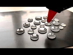 Super easy hot glue creative texture painting tool diy craft project