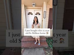 I bought a 75 year old $2,000,000 home, here’s why #houseflipping #realestateinvestment #renovation