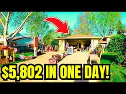 WE FOUND $5,802 IN VALUE AT THIS COMMUNITY YARD SALE!