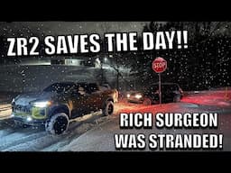 ZR2 Saves Brain Surgeon From A Blizzard! And He Gave Me WHAT?!
