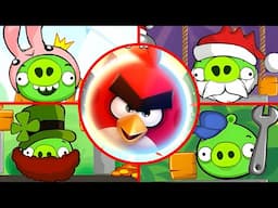 Angry Birds The Texture-ening (1.7.1) - All Bosses (Boss Fight)