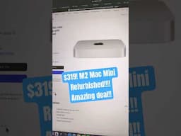 🔥 M2 #Apple Mac Mini for $319?! Insane Deal! 🔥 #AppleDeals #M2MacMini #MacMini #Tech #AppleM2