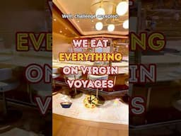 We eat EVERYTHING on Virgin Voyages! #cruise #shorts