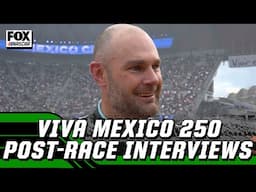 Shane Van Gisbergen and more post-race interviews from Viva Mexico 250 | NASCAR on FOX