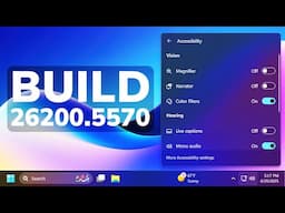 New Windows 11 Build 26200.5570 – New System Tray Options, New Notification Center and Fixes (Dev)