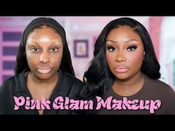 PINK GLAM MAKEUP That’ll Have You Looking Like "Her" 💖✨ Super Detailed & Flawless!