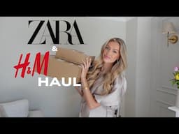 ZARA & H&M SPRING HAUL 2025 | Try-On | Georgia May