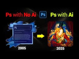 Photoshop 2025 with AI and Photoshop without AI | Learn Photoshop cc 2025 Advance.