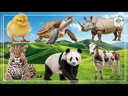 The Special Beauty of Animals - Tiger, Rhinoceros, Fox, Skunk, Koala, Chicken, Mule | Animal sounds