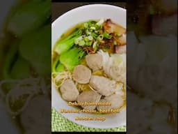Soup Mì hoành thánh, xa xíu , bò viên , rất ngon và dễ làm