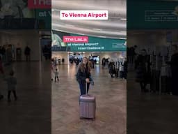 How to get to Vienna airport from Vienna city center by train #vienna  #travel #europe #traveltips