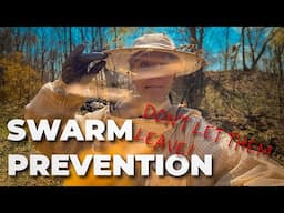 STOP Losing Your Bees! Proven Tricks to Prevent Swarming! / Beekeeping 101 #beekeeping