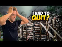 I Had Big Plans for My 1780s Log Cabin—Then This Happened. ‼️