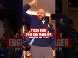 TYSON FURY BECOMES ENGLAND FOOTBALL MANAGER WITH EPIC PRE MATCH TALK
