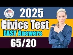 US Civics Test 65/20 Exemption Civics Questions and EASY answers | USCIS Naturalization Interview