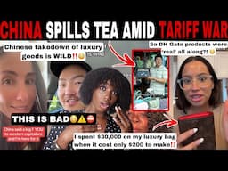 MERCY!😱 CHINA EXPOSES LUXURY BRANDS FOR LIES?! TARIFF WAR GETS MESSY + US VS CHINA TRADE WAR |TIKTOK