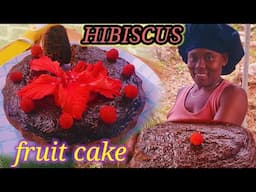 AMAZING FRUIT CAKE MADE WITH HIBISCUS and WILD BERRIES HOMEMADE GOODNESS.