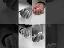 French nail polish forever 😍😍#naildesigns #frenchnails #frenchnail #russianmanicure #nailart