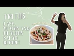 Wellness in a Bowl | My Go-To Chickpea Salad in My 30s Era