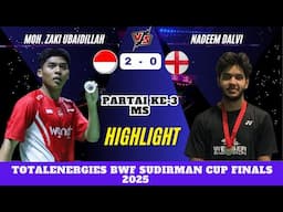 Moh. Zaki UBAIDILLAH (INA) vs Nadeem DALVI (ENG) | Group D Sudirman Cup Finals 2025