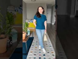 Tshirt with side slits 👕 #fashiondiy #knitting #knittingmachine #petitestyle #knit