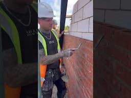 The easiest way to lay a thousand bricks a day #bricklaying #brickwork #pricework