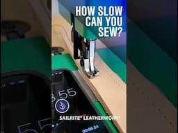 How  Slow Can You Sew? Sailrite® Leatherwork®