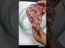 How to defrost meat fast ✔️#shorts#shortfeed#defrostmeat#frozenmeat#defreezemeat#foodbakraeidspecial