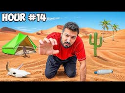 Surviving 24 Hours In Middle Of Desert!