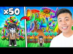 Starting Over BROKE with Only SUPER SEEDS in Roblox Grow a Garden!