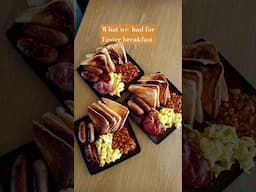 What we had for Easter breafast #breafast #easter #cooking