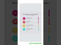 Importance of Literature Review