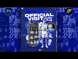 Duke Official Visit Design Tutorial 🔥🧑‍🎨 #shorts #adobephotoshop