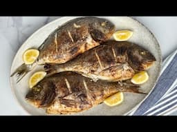 Oven Baked Sea Breams (Tsipoures)