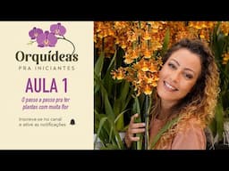 ORQUÍDEAS pra INICIANTES com CAROL COSTA | AULA 1