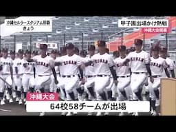 夏の甲子園かけ熱戦　高校野球沖縄大会が開幕 （沖縄テレビ）2025/6/14